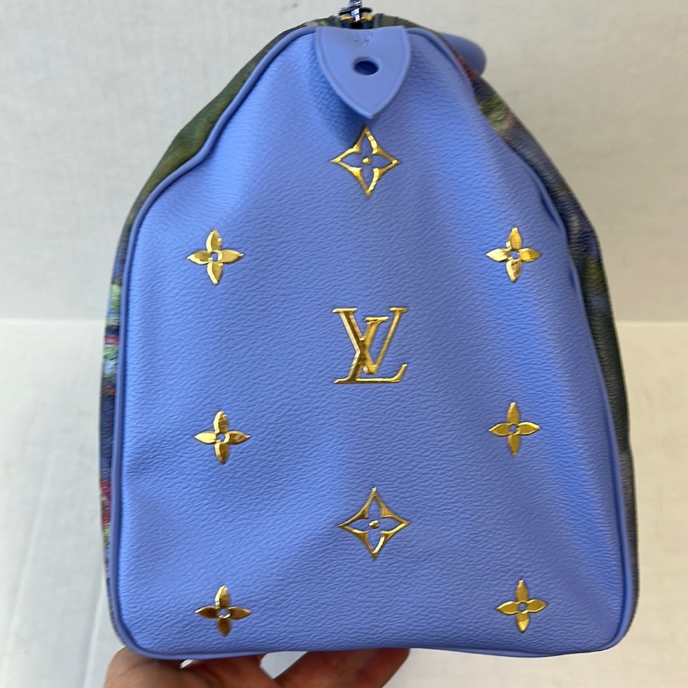Louis Vuitton X Jeff Koons collab Monet speedy 30 - Picture 10 of 17